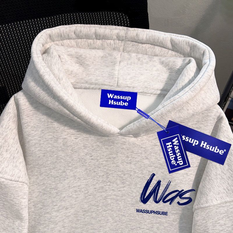 Streetwear Brand Popular - Popular Letter Hooded Sweatshirt Men's Wear