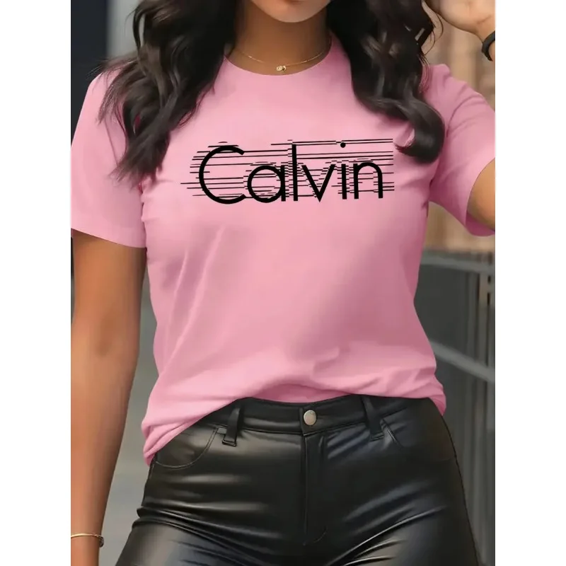 Calvin Women's T-Shirt Leisure - Quality Streetwear Brand recension och pris