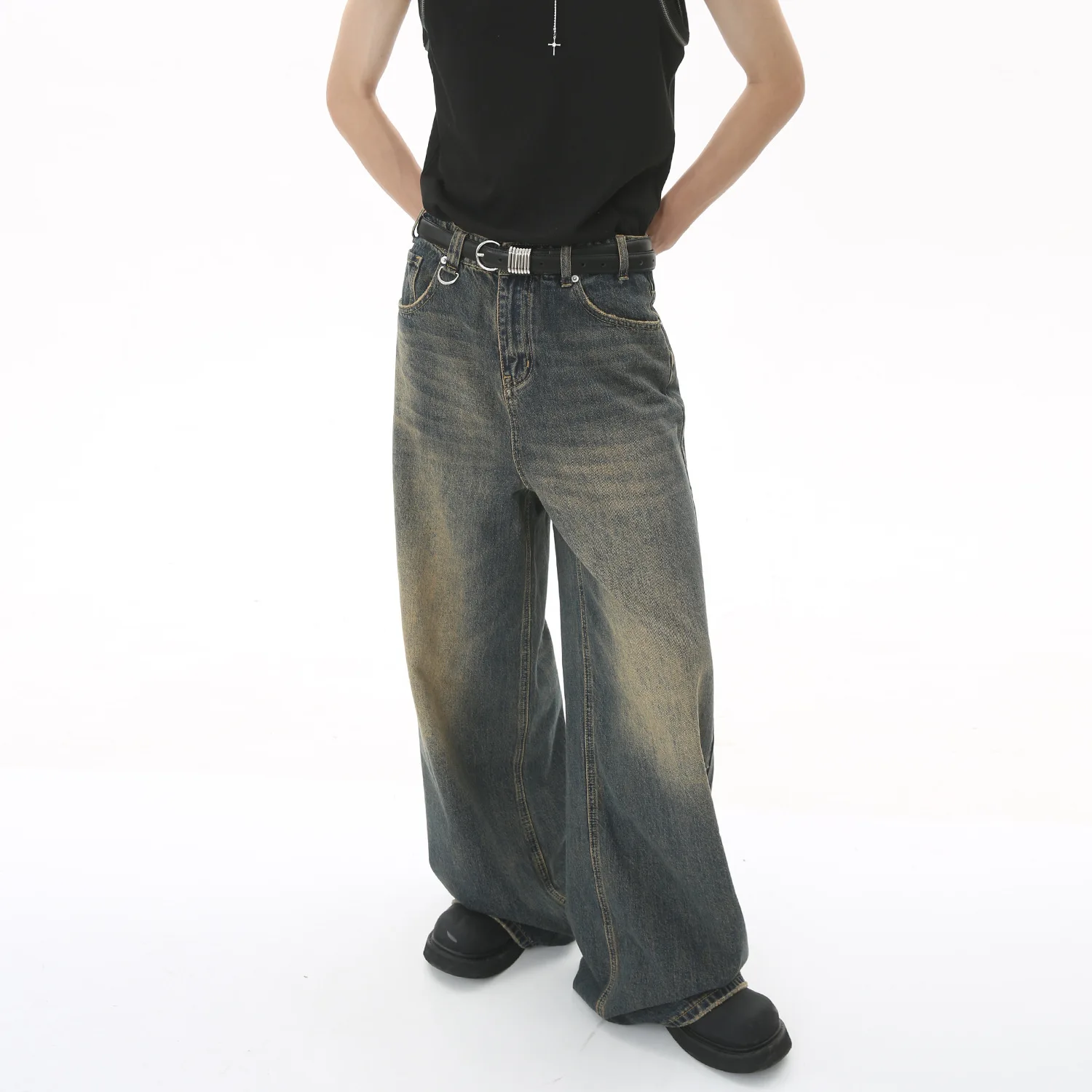 New Men's Baggy Straight Leg W - Streetwear Brand Popular recension och pris