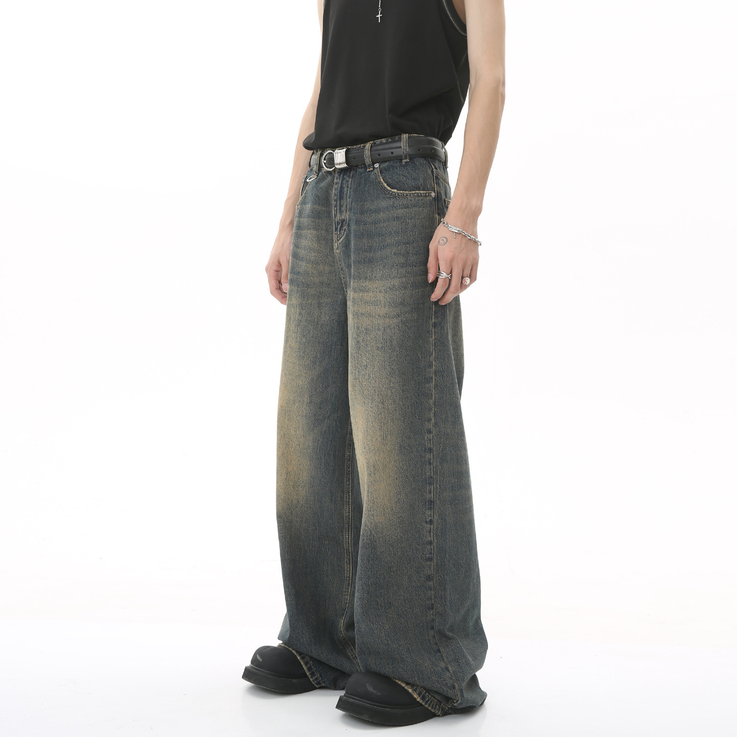 New Men's Baggy Straight Leg W - Streetwear Brand Popular recension och pris