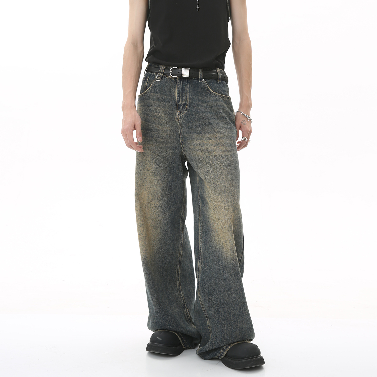 New Men's Baggy Straight Leg W - Streetwear Brand Popular recension och pris